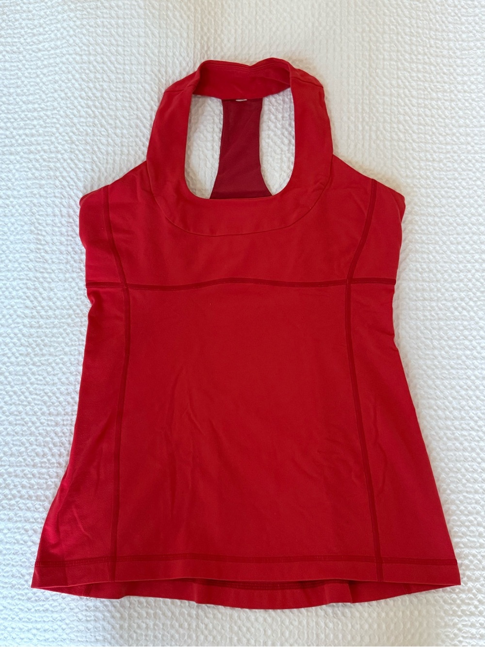 Lululemon Women’s Red Halter Athletic Tank Top
